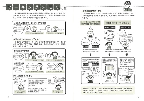 「ワーキングメモリとは」の見開き紙面画像です
